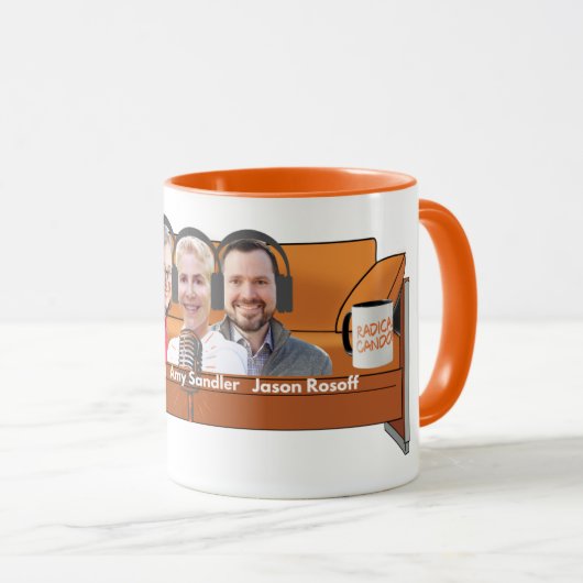 Radical Candor Podcast Coffee Mok (Voorkant rechts)