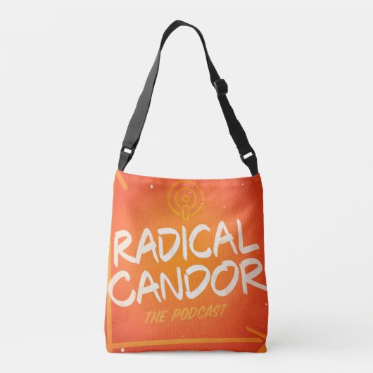 Radical Candor Podcast Crossbody Bag Tas (Achterkant)
