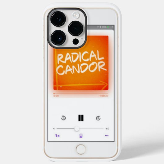 Radical Candor Podcast iPhone 14 Pro Max Hoesje (Achterkant)