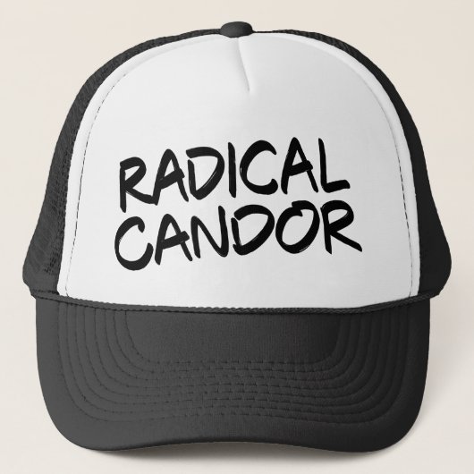 Radical Candor Trucker Hat Trucker Pet (Voorkant)