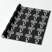 Radical Feminist Cadeaupapier (Uitgerold)