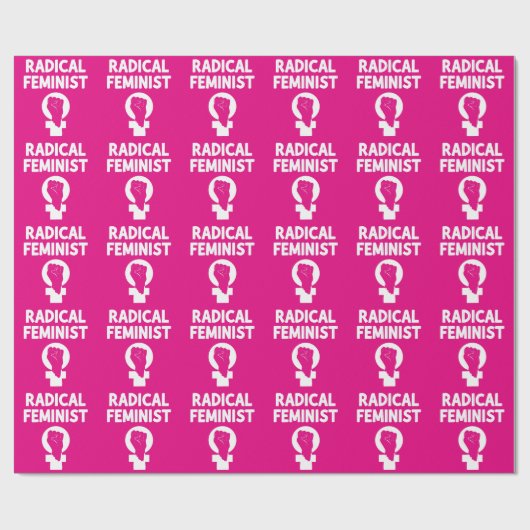 Radical Feminist Cadeaupapier (Vlak)