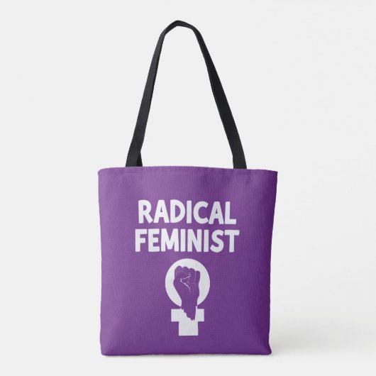 Radical Feminist Tote Bag (Achterkant)