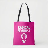 Radical Feminist Tote Bag (Voorkant)