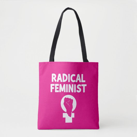 Radical Feminist Tote Bag (Voorkant)