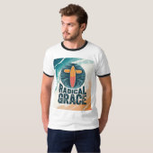 Radical Grace Surf Christelijk T-shirt (Voorkant volledig)