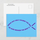 Radical Jesus, Rock the Boat Briefkaart (Voorkant / Achterkant)