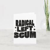 Radical Left S Funny Sarcastic Quote  Kaart (Voorkant)