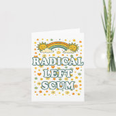 Radical Left S Funny Sarcastic Quote Kaart (Voorkant)