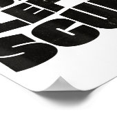 Radical Left S Funny Sarcastic Quote  Poster (Hoek)