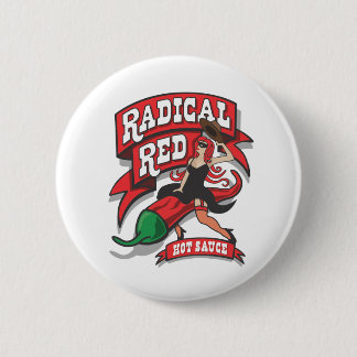 Radical Red Pin Ronde Button 5,7 Cm