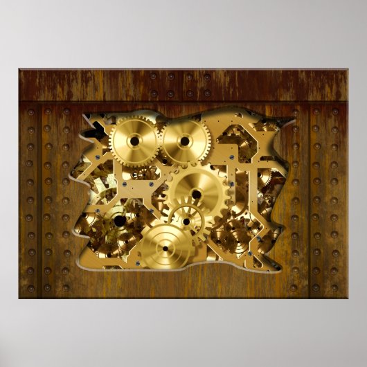 Radical Steampunk 3 Afdrukken Poster (Voorkant)