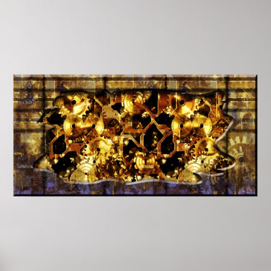 Radical Steampunk 4 Afdrukken Poster (Voorkant)