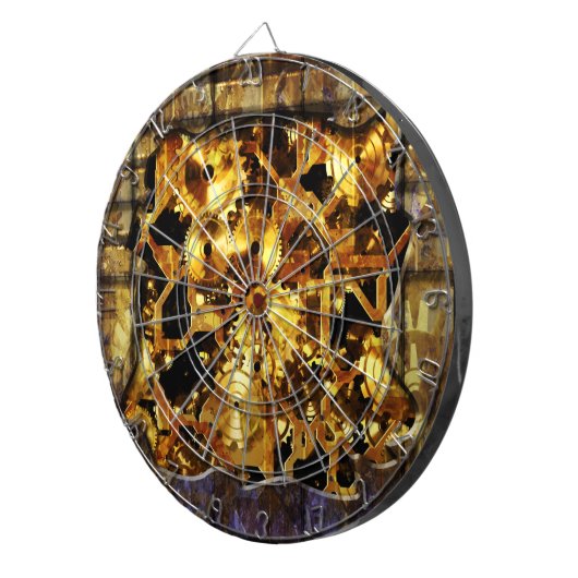 Radical Steampunk 4 Dart Board Dartbord (Voorkant Rechts)
