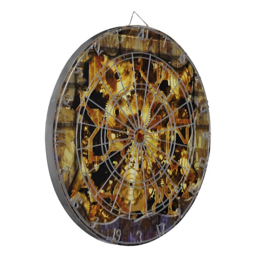 Radical Steampunk 4 Dart Board Dartbord (Voorkant Links)