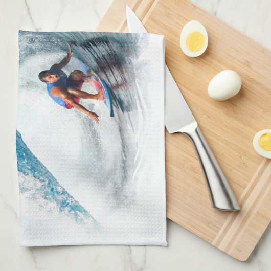 Radical Surfer 1B keukenhanddoeken (Quarter Fold)