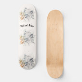 Radicale appelwijn, Abstracte bessen, minimalistis Persoonlijk Skateboard (Voorkant)