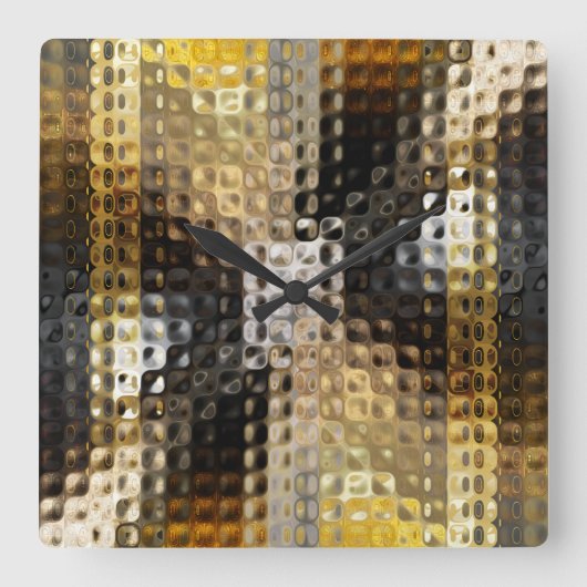 Radicale art. 12-wandklok vierkante klok (Voorkant)