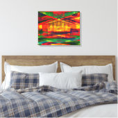 Radicale Art 27 Verpakt Canvas Afdruk (Insitu (Slaapkamer))