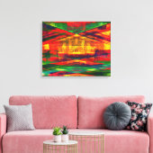 Radicale Art 27 Verpakt Canvas Afdruk (Insitu (Woonkamer))