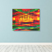 Radicale Art 27 Verpakt Canvas Afdruk (Insitu (Houten vloer))