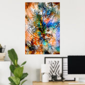 Radicale Art 4 Afdrukken Poster (Thuiskantoor)