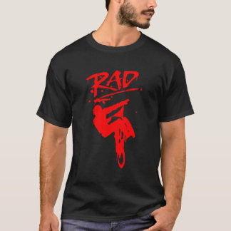 Radicale BMX fiets herontwerp Graffiti Gnarly Retr T-shirt