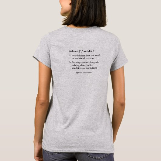 Radicale definitie T-shirt (D) (Achterkant)