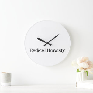 Radicale Eerlijkheid Minimalistische Wandklok