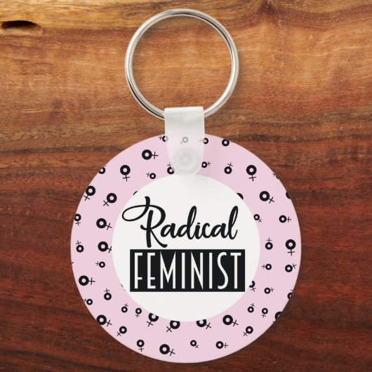 Radicale feministe sleutelhanger (Voorkant)