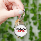 Radicale feministe sleutelhanger (Hand)
