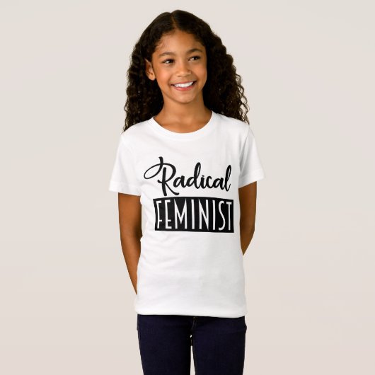 Radicale feministe t-shirt (Voorkant volledig)