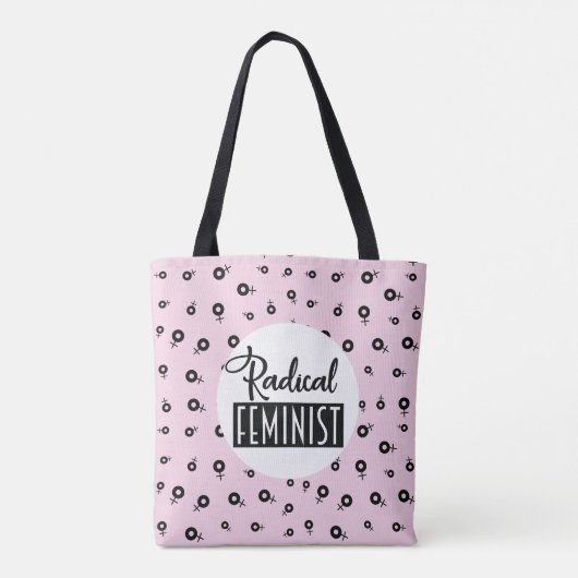 Radicale feministe tote bag (Achterkant)