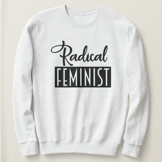 Radicale feministe trui (Design voorkant)