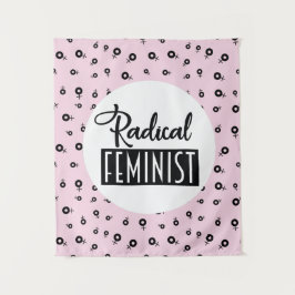 Radicale feministe wandkleed