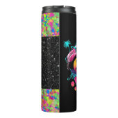 Radicale Flamingo | faux glitter Thermosbeker (Achterkant)