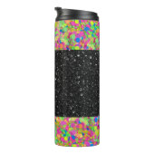Radicale Flamingo | faux glitter Thermosbeker (Geroteerd rechts)