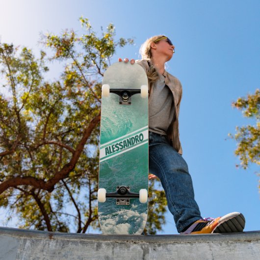 Radicale golfnaam persoonlijk skateboard (Buiten 1)