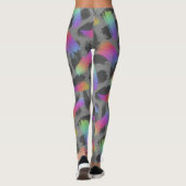 Radicale retro regenboog: leggings (Achterkant)