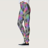 Radicale retro regenboog: leggings (Links)