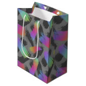 radicale retro regenboog : medium cadeauzakje (Voorkant Gekanteld)