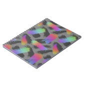 radicale retro regenboog : notitieboek (Linkerzijde)
