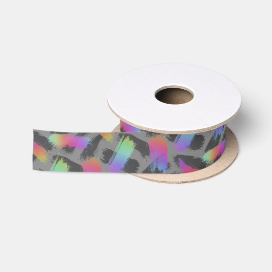 radicale retro regenboog : satijnen lint (Spoel)