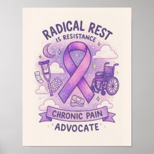 Radicale Rust Is Verzet Chronische Pijn Poster