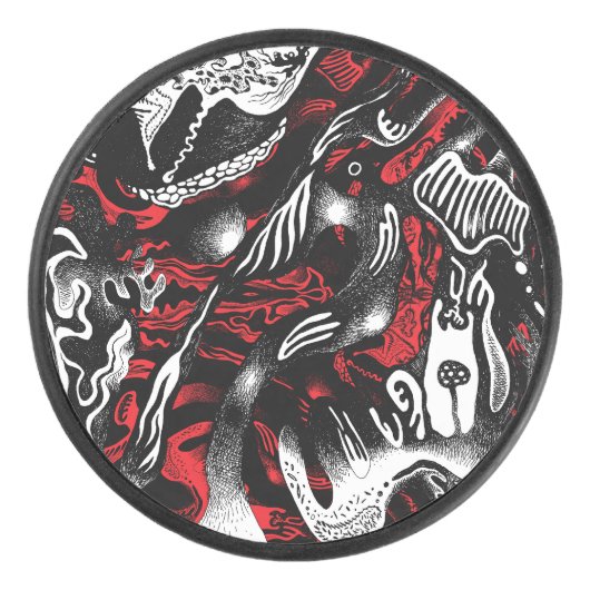 Radicale ShoK Hockey Puck (Voorkant)