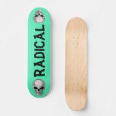 Radicale skateboard van de 80s (Voorkant)