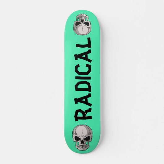 Radicale skateboard van de 80s (Voorkant)