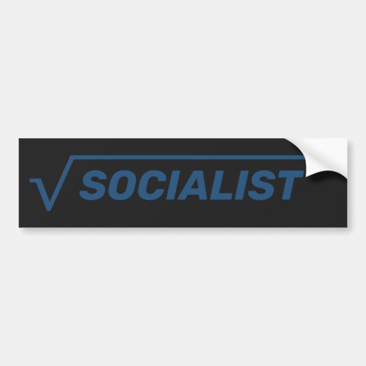"Radicale socialistische" Bumpersticker (Voorkant)
