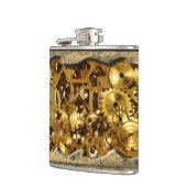 Radicale Steampunk 10 gewikkelde kolf Heupfles (Links)