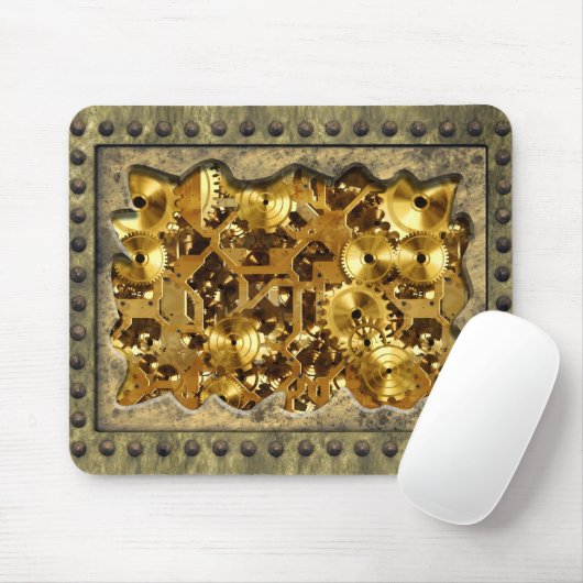 Radicale Steampunk 10 Mousepad Muismat (Met muis)